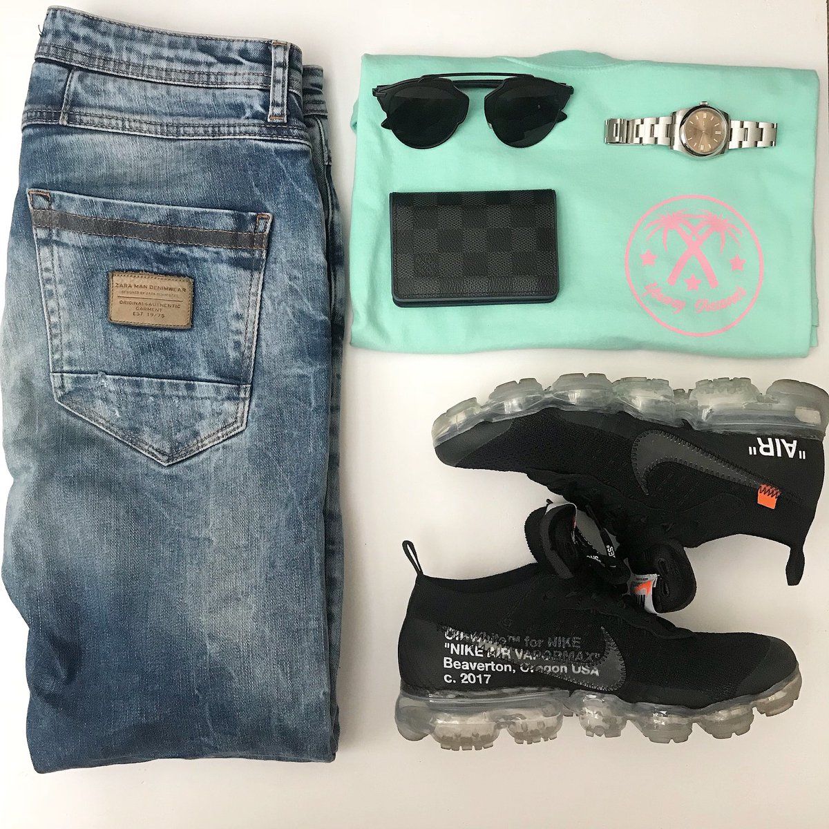 YDNA2014's tweet photo. What would you pair our new SS18 Tshirts with? This is our choice! #fashion #summer #outfitoftheday #brand #ydna2014 https://t.co/A2VBvAX4ca