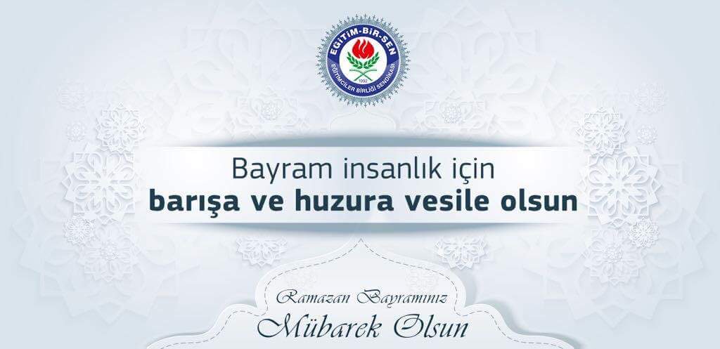 Bayramda yaşanacak kardeşlik ikliminin ülkemize, İslâm coğrafyasına yayılmasını, sıkıntıların son bulacağı gerçek bayramlar olmasını diliyoruz.
#RamazanBayramı
#KonyaaltıEBS
#EğitimBirSen
#KonyaaltıÖğretmenevi
#FarkımızHizmetimiz
#DeğerlerimizleDeğerliyiz