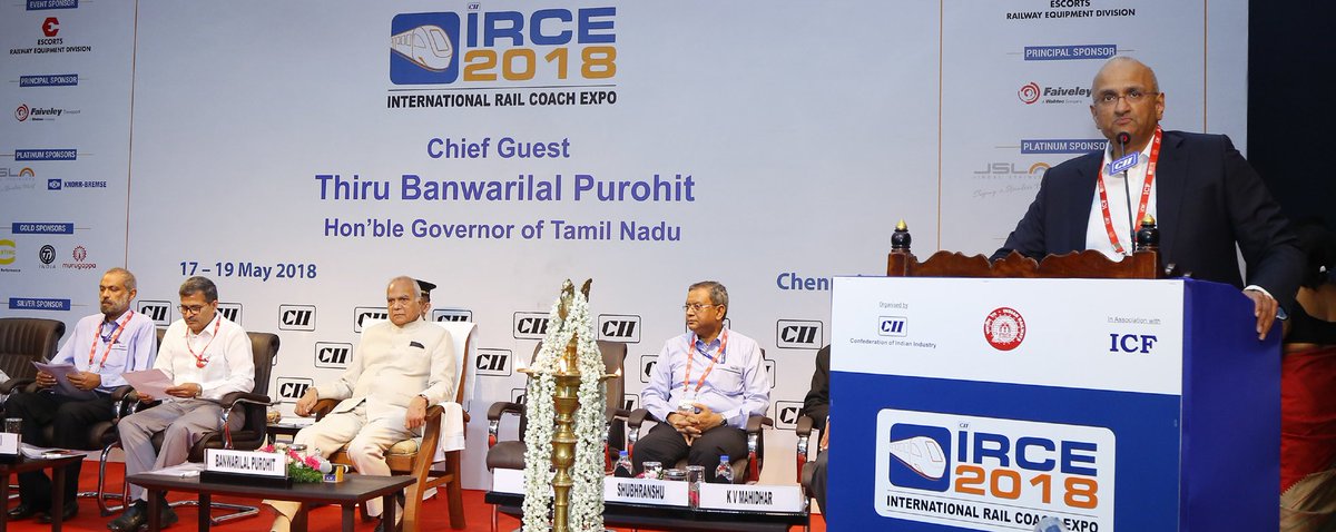 RailAnalysis's tweet photo. Read the Post Event Report & Event Showcase of the recently concluded IRCE 2018 - International Rail Coach Expo , Chennai
Read Here...https://t.co/IUMAvKI0PJ
#RailAnalysis #Article #Railways #IRCE2018 #ICF #MakeInIndia https://t.co/OygJpOMTlU