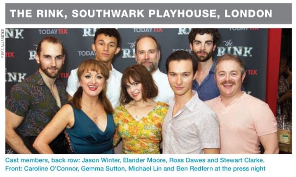 swkplay's tweet photo. OH HEYYYYY cast of @TheRinkMusical in today's @TheStage. Lookin' 👌 https://t.co/GlGn47RmK9