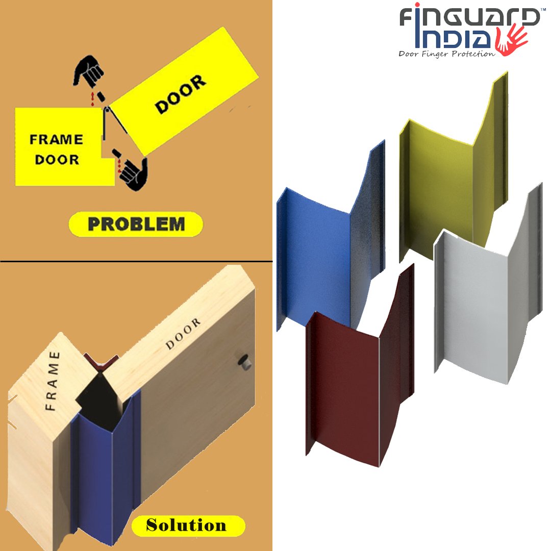 FinguardIndia's tweet image. Eliminate the risk of Door injuries on the HINGE SIDE of the door with FINGUARD&apos;s modular grips available in various colors, the safety of you and your loved ones is guaranteed.
#Safety #fingerprotection #safety2018 #safetyfirst #protection #doorguard
#safehands #preschools