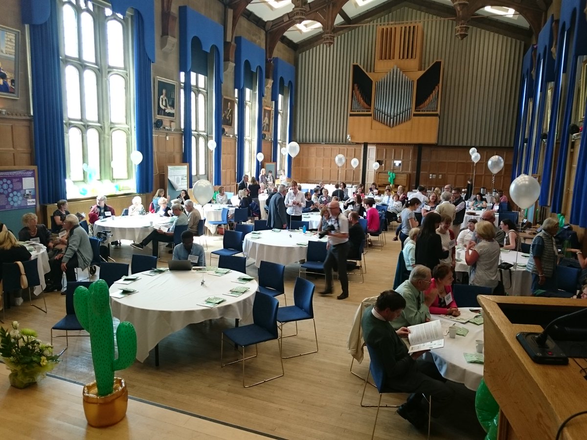 The room is filling up for the #BigCACTUS results celebration!