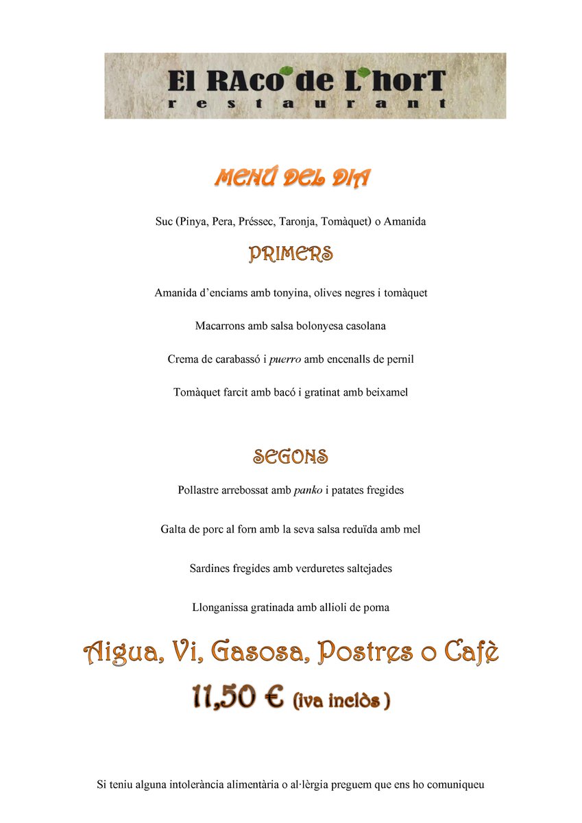 ElRAcodeLhorT's tweet image. Bon dijous a tothom!