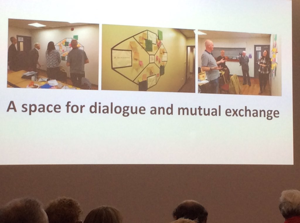 katejnoble's tweet image. Inspiring socially engaged practice from @cornishkaren @SarahJPlumb @OpenHouseCam in North Cambridge where equal value of all contributions celebrated and mirrored as part of research process #Universeum2018  #cocuration #cocreation