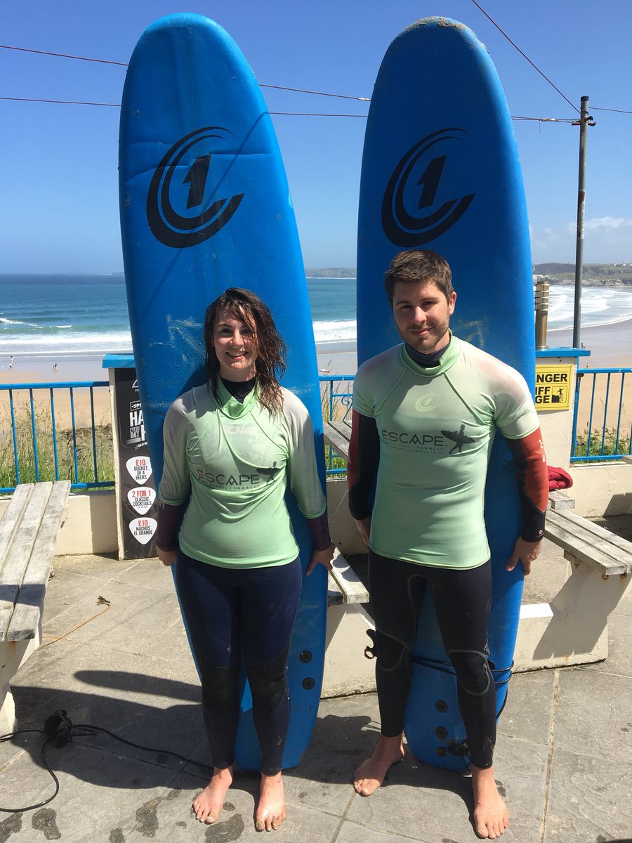 mikeyoungsurf's tweet photo. Surfs firing book your lesson s today and we got full sunshine ! #Escapesurfschool #outbacklessons #Newquay https://t.co/AVaao7uLu8