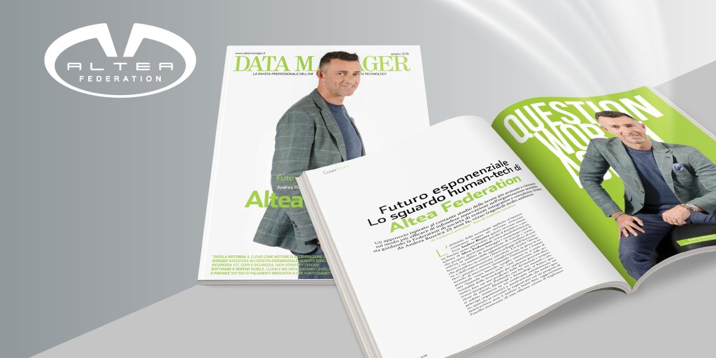 aruscica's tweet photo. Su @datamanager_it ► https://t.co/lN4tQpwmWN il racconto di @alteafederation e della nostra vision all’innovazione technology-driven sempre proiettata al miglioramento di organizzazioni e persone. #alteafederation #25ofus #human #innovation #growth https://t.co/K7L5MbjMPT