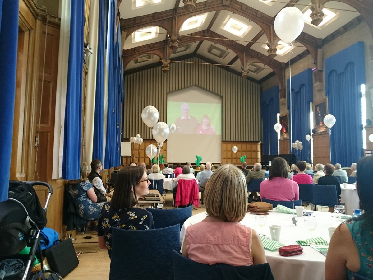 Our #BigCACTUS results film being shown for the first time at our celebration