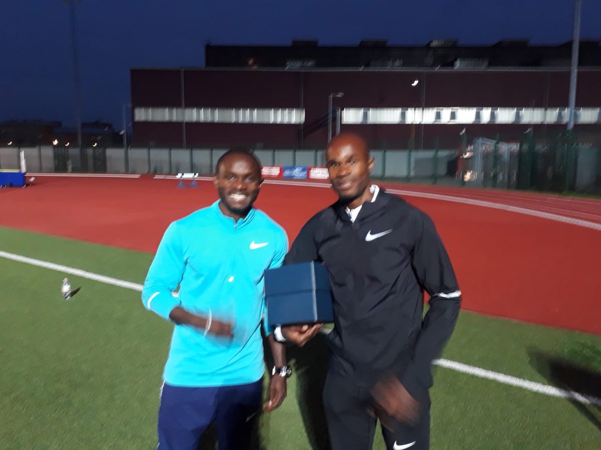 Great day at the office in <a href="/ZlataTretra/">Zlatá tretra / Golden Spike</a> yesterday! 20.55 (-0.9) out of lane 1 in 200m and and much fun in <a href="/kimcollins100m/">kim collins A.A  A.S  M.H. S.M</a> his farewell race. Much respect for this guy! #zlatatretra #ostrava #fysiok #bizzsports