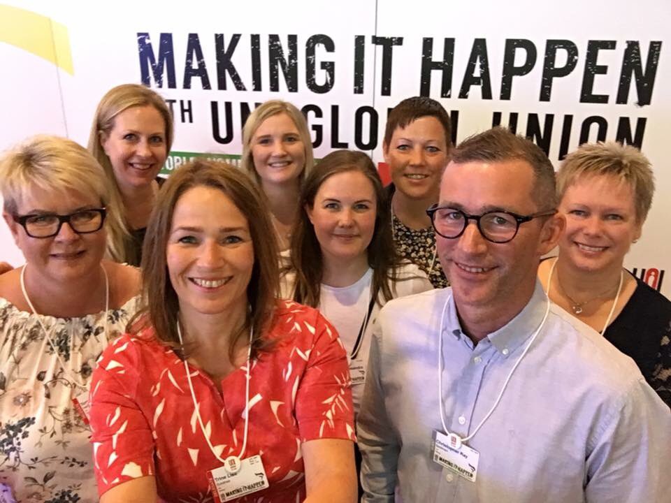 bergenbeck's tweet photo. Delegasjonen til @hkinorge på #UNI18 verdens kvinnekonferanse. Jeg er heldig som får delta som gjest og høre debattene og innlegg fra kvinner over hele verden, dette vil bidra godt mitt verv i HK som 2. nestleder og ansvarlig for likestillingspolitikken til HK. https://t.co/wUWsy7bpwp