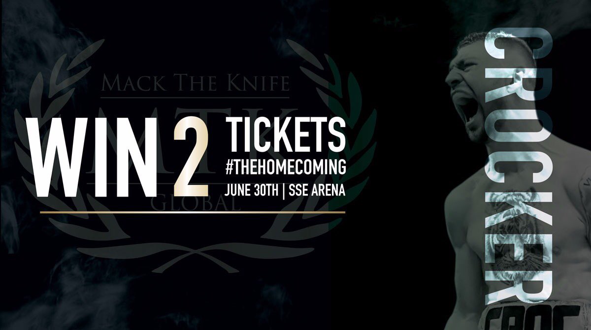 lewiscrocker1's tweet photo. #COMPETITION 
I am giving away 2 tickets for my fight on June 30. 🎟 🎟

Enter now for a chance to #win:
1⃣   Follow @lewiscrocker1 &amp; @MTKGlobal
2⃣   RT this post
3⃣   Tag the person you'd bring in a reply using hashtag #TeamMTKGlobal

Good luck 🥊
#TheConlanRevolution https://t.co/NpY0ZYdBCt