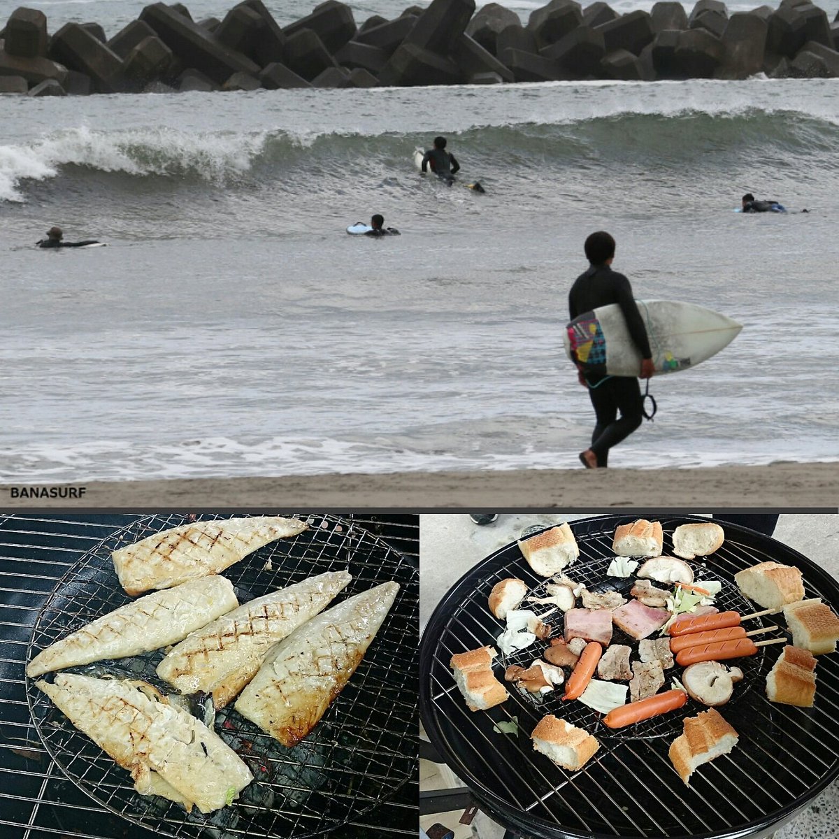 banasurf's tweet photo. 6名の生徒さんと午前と午後の部サーフィン強化スクール・ランチはBBQに行って来ました!十分なコンディションに喜んでもらえました。明日もサーフィンスクール予定です。#surfingschool #surflesson #surftripguide #surfpointguide #ガイド https://t.co/Ha4MhN5GaW