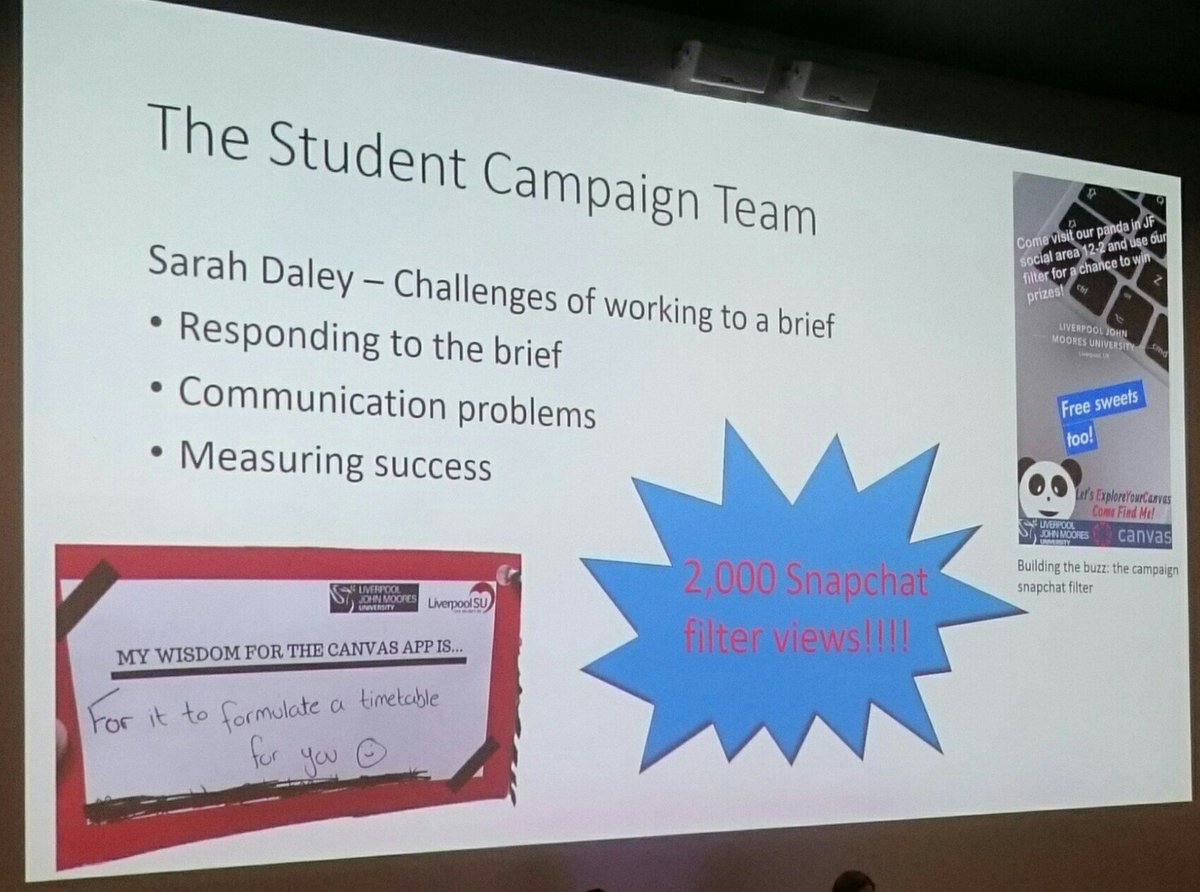 MCCatLJMU's tweet photo. Good advice for next year's MCC campaign groups & staff working in partnership with students for WRL #LJMUTLC18 https://t.co/8yt1qnXMU9
