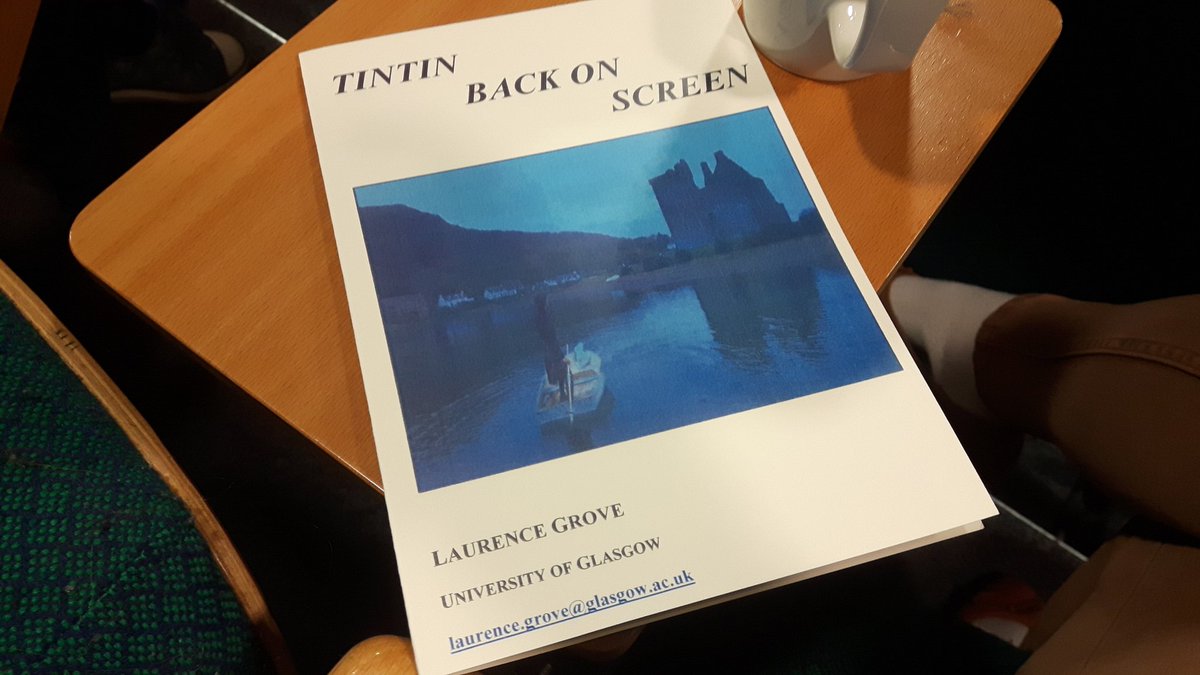 idirosyncratic's tweet photo. A very interesting talk regarding small and big screen adaptations of Tintin by Laurence Grove, with a focus on The Black Island.

#tintinLBU https://t.co/VZvbanSESo