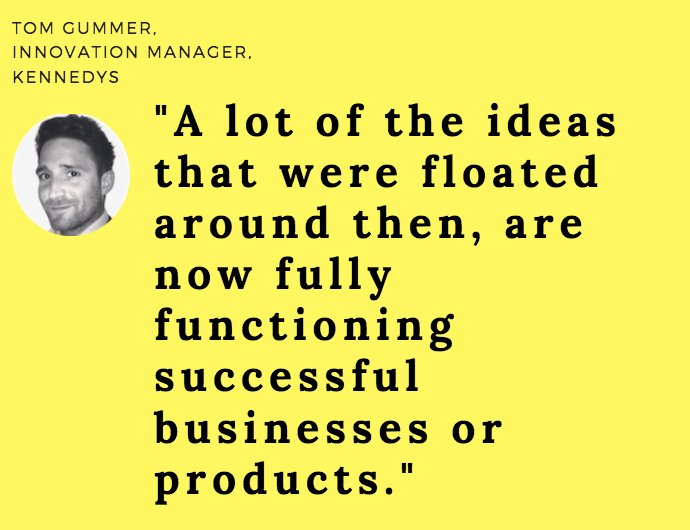 wearelegalgeek's tweet photo. What’s changed in #LegalTech in 3 years? SO much says @KennedysLaw’s @GummerTom as he recalls the first ever #LegalGeek meet-up in London in 2015: https://t.co/omN5lAqO02 https://t.co/CPrnaC5QG3