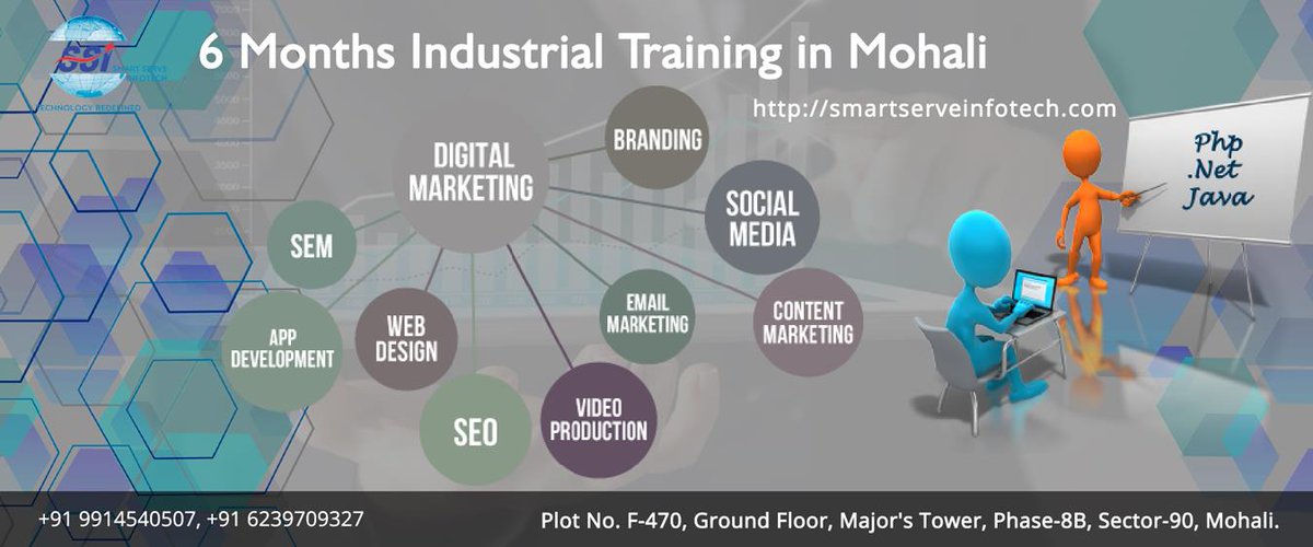 smartserveinfo's tweet photo. Get an opportunity to get trained from experts. Smart serve Infotech provides #industrialtraining in Mohali. Call +916239709327, +919914540507
Visit:- https://t.co/BpJAE2alis
#IndustrialTraininginMohali #SixweeksIndustrialTraininginMohali #6weeksIndustrialTraininginMohali https://t.co/3X3Zwlc7rS