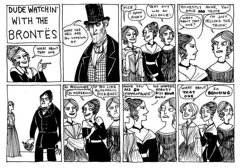 Tu7Maria's tweet image. #BrontëSisters Charlotte and Emily having bad taste of men😂