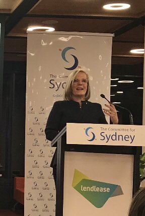 Committee4Syd's tweet photo. Great discussion around key anchors for innovation tonight featuring @LucyTurnbullGSC @wagnerjk @CaityMcloughlin @ewaterford @SGSEcoandPlan @Macquarie_Uni @LendleaseGroup https://t.co/YovnKagMGt