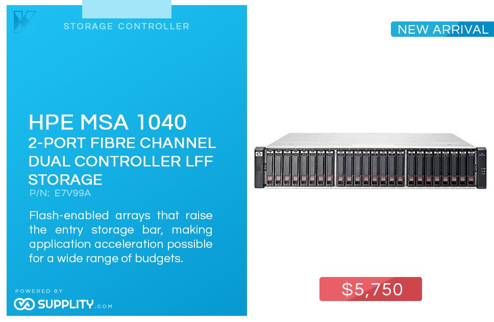 kassemit's tweet photo. ProLiant and BladeSystems administrators as well as IT generalists will find storage management tasks simple and intuitive with MSA.
Check This New Product from #HP
https://t.co/tUA0xmVxWJ

#Supplity #KassemIT #Sales #Storage #MSA #Network #System #Technology https://t.co/dIHwPbU0Pt
