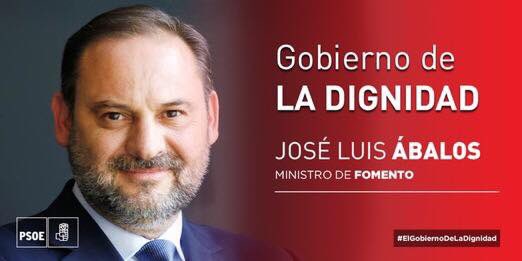 Pspvhn's tweet photo. El ministro de Fomento@abalosmeco ha sido un excelente diputado socialista. Diputado revelación le llamaron. Ahora será un excelente ministro! #GobiernodeLaDignidad https://t.co/kw9OO1bmFw