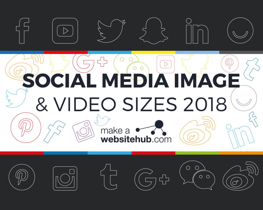 2018 Social Media Image Grössen Cheat Sheet zum Download buff.ly/2hpUc0W