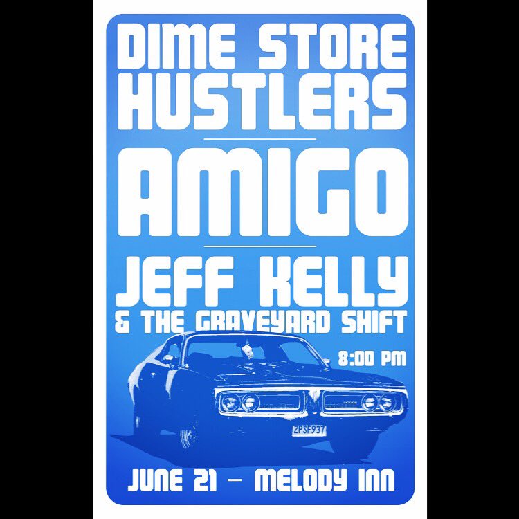 Hey Indianapolis! We rock it next week at the Melody Inn with Amigo (Charlotte) and Jeff Kelly &amp; The Graveyard Shift. #rocknroll #livemusic #louderthanlife