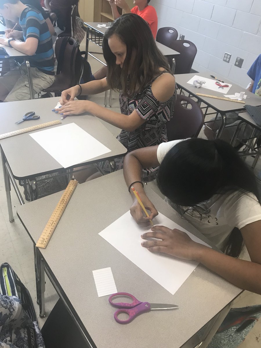 Finishing out the year with tessellations!  @EDMS_Principal #EDMSRavens