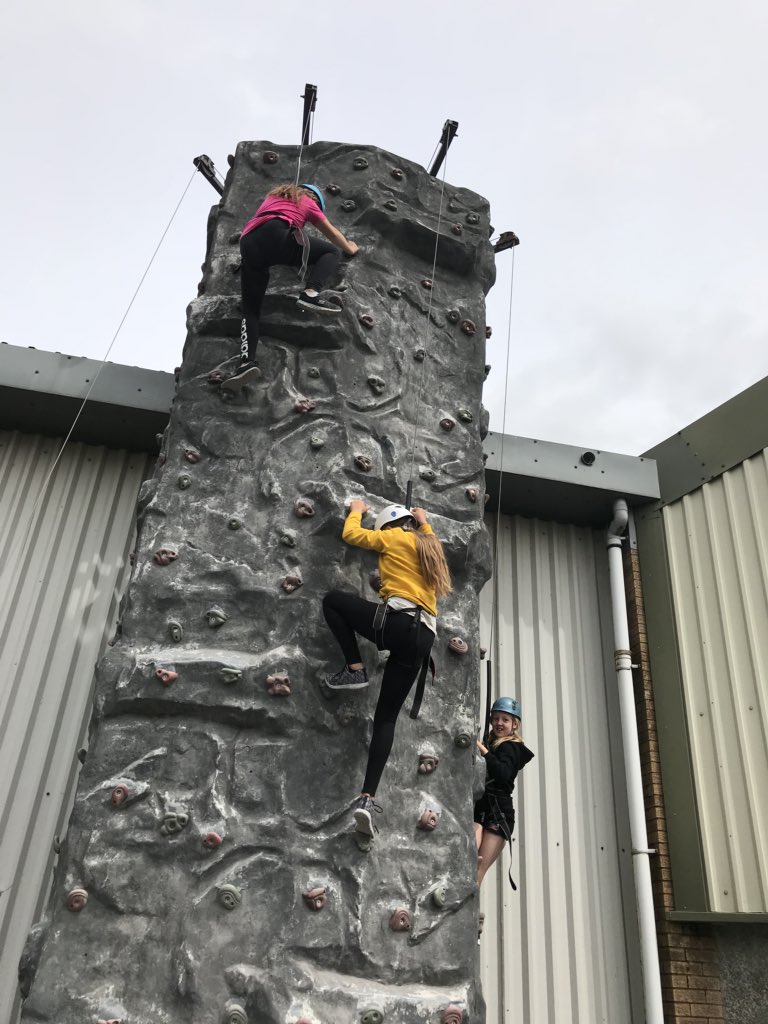 YBB_Year4's tweet photo. Climbing wall #brave #touchthetop https://t.co/F59sDsSN1J
