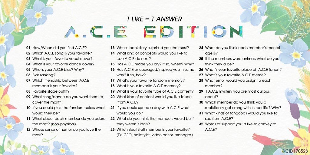 dongspoiler's tweet photo. I wanna do this too 😂 I hope it reaches the end :(( #ACE #에이스 #GTKC #GetToKnowChoice https://t.co/9uk3zxsPQP
