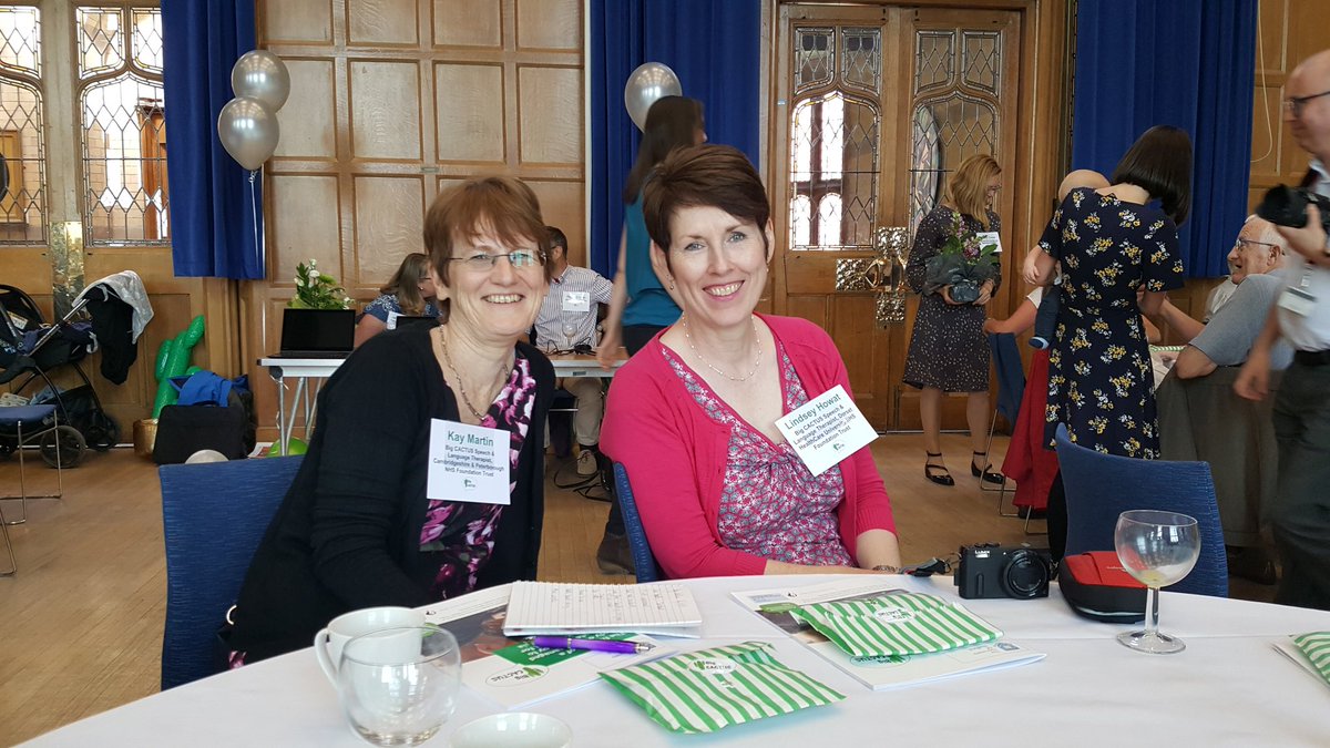 Great to meet SLTs Kay and @lindseymhowat who have developed skills, confidence and fallen in love with SLT all over again through their involvement in <a href="/BigCACTUS_study/">Big CACTUS Study</a> <a href="/RCSLTResearch/">RCSLTResearch</a> <a href="/RPalmerSLT/">Rebecca Palmer</a>
