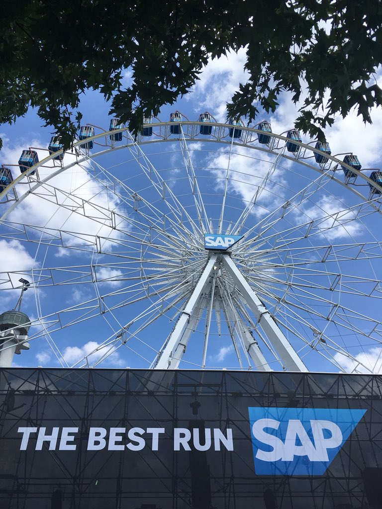 jb_lgd's tweet photo. Where the cool stuff happens: Come &amp; see #SAP on #CEBIT18 - Great scenarios, plenty of experts and ride the ferris wheel  @SAPdach @cebit https://t.co/AoTiY4PSyM