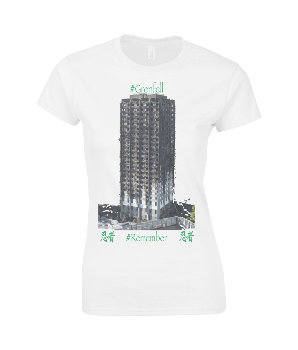 ninjateeshirts's tweet photo. #remember #GrenfellTower All profits will be donated from our good causes collection #NeverForgotten https://t.co/HPPFHXtIeD https://t.co/LsvFM5evXL