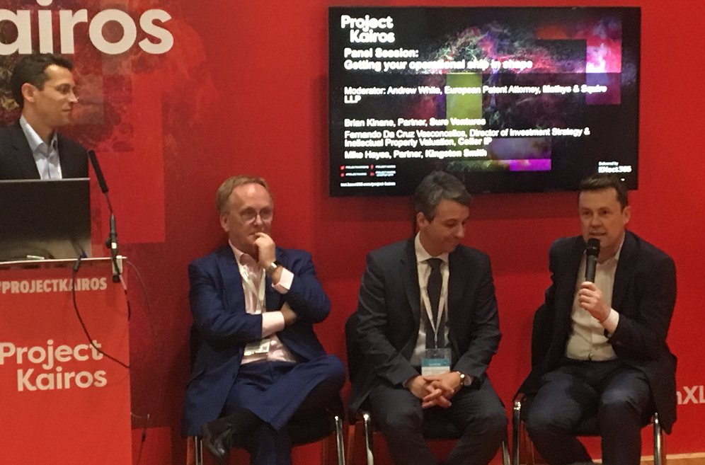 SureVenturesPlc's tweet photo. Live from #TechXLR8 in London, Partner at @SureVenturesPlc Brian Kinane is on the Project Kairos panel discussing "Getting your operational ship in shape".
#projectkairos #ARVRWorld #AR #VR #tech #technology https://t.co/CWmMOLjacD