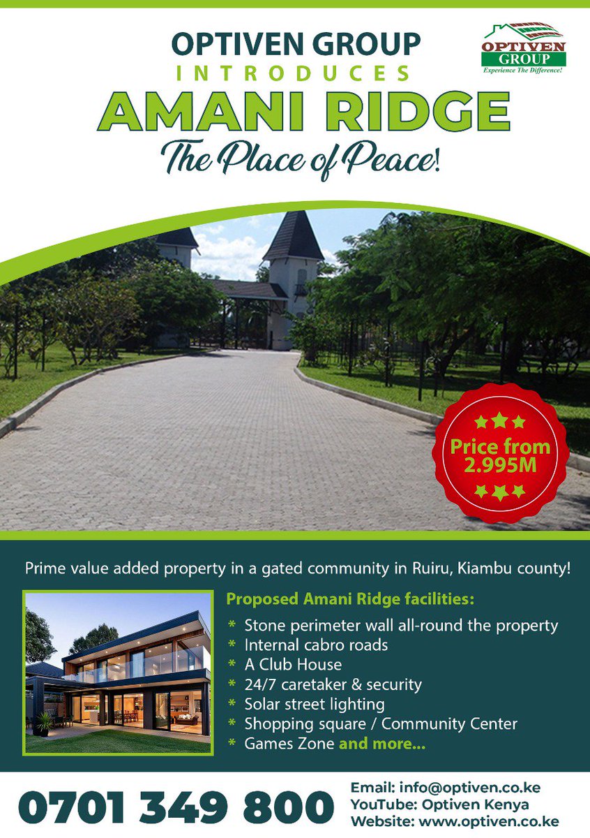 Briansamante's tweet photo. The next big and awesome project next to tatu city. Dont be left out. https://t.co/90S6LI8rlv