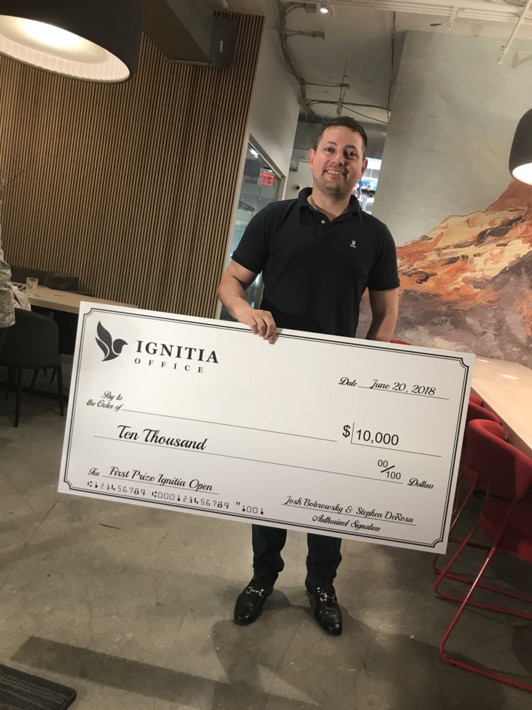 IgnitiaOffice's tweet photo. Ignitia Office is proud to announce the Finalists for the First Annual Ignitia Open https://t.co/LoUzSQqK83 https://t.co/Prt4XqMiiD