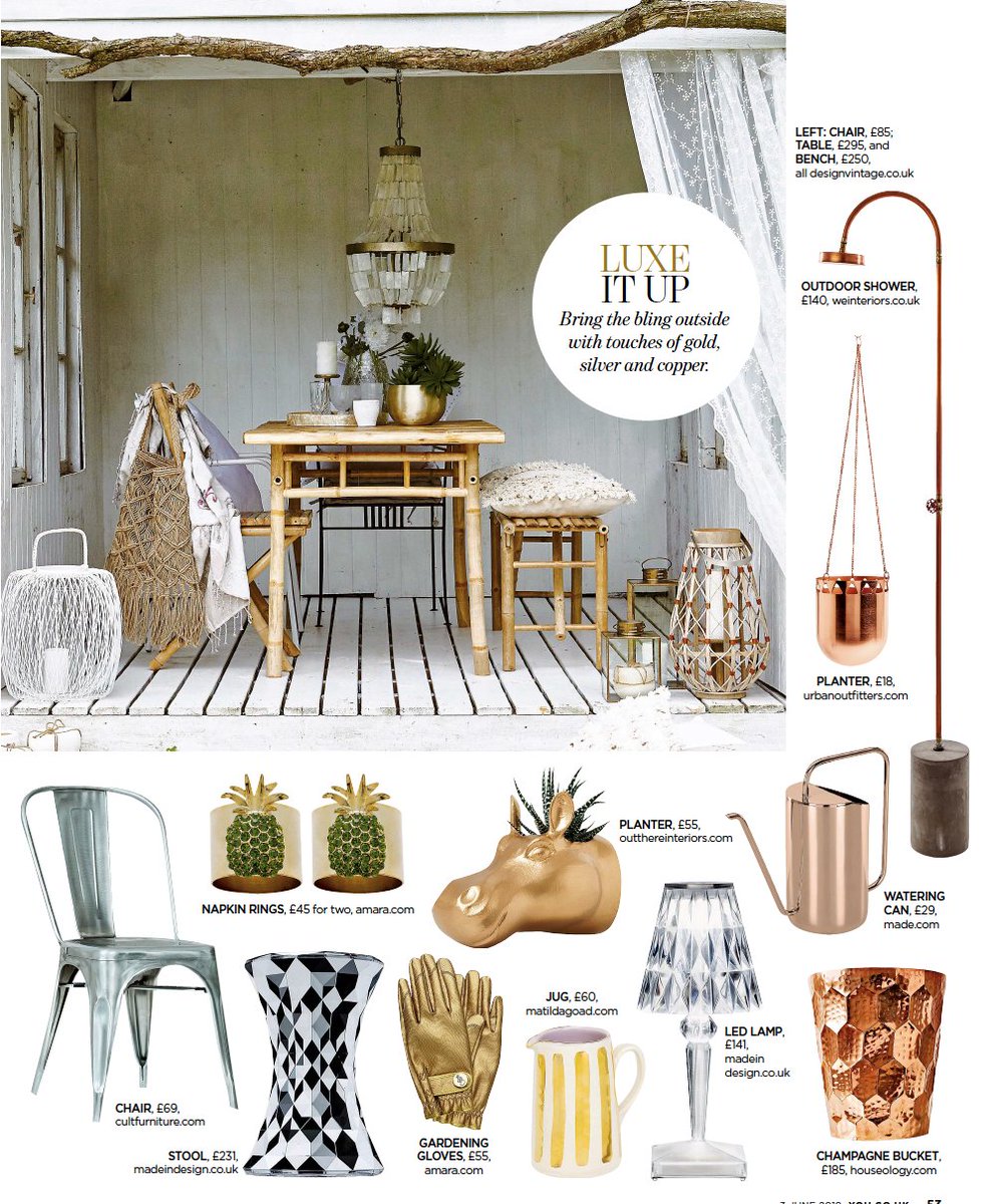 weinteriors's tweet photo. The outdoor #Aquart #Shower by @SELETTIworld now in store for Summer. Perfect for #patio or #poolside, and made from #Concrete and #Copper. Find us featured in @YOUMagSocial https://t.co/0WDQ55RpeH