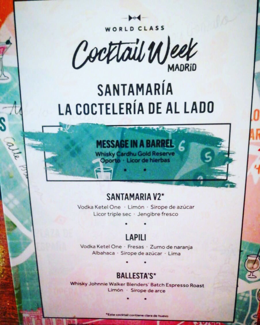 santamarialacoc's tweet photo. Ven a descubrir nuestras cuatro propuestas para #lovescotch , los amantes de los cócteles y el buen #whisky escocés en la #cocktailweek de @worldclass.spain. No te los pierdas, te esperamos hasta este domingo!!! #cocktails #rutadecocteles #cocteleriadeautor #santamariacocteleria https://t.co/n5UYzqtfDM