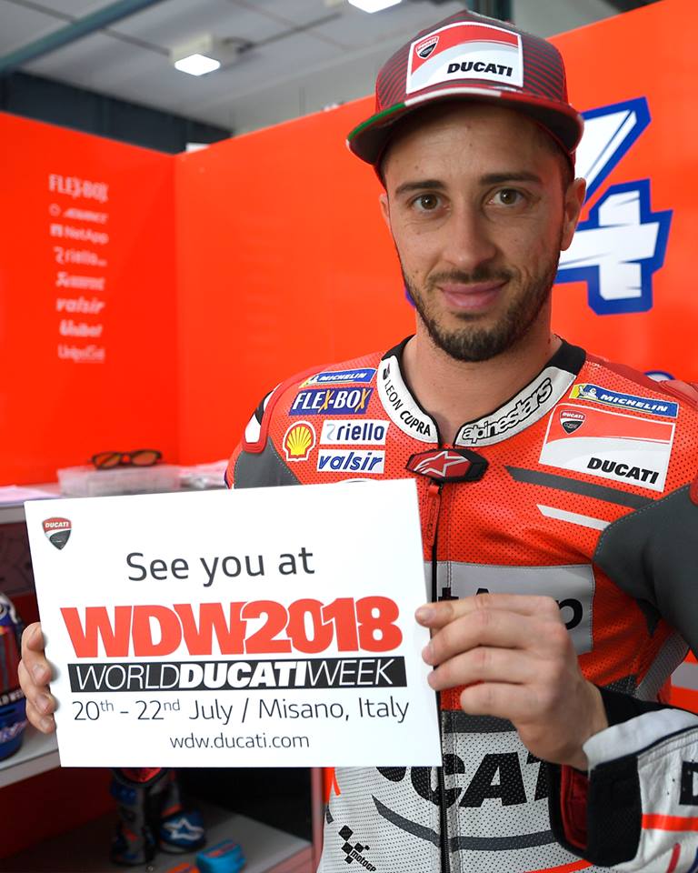 Ci vediamo a Misano!!! #WDW2018
See you in Misano World Circuit 
wdw.ducati.it
wdw.ducati.com