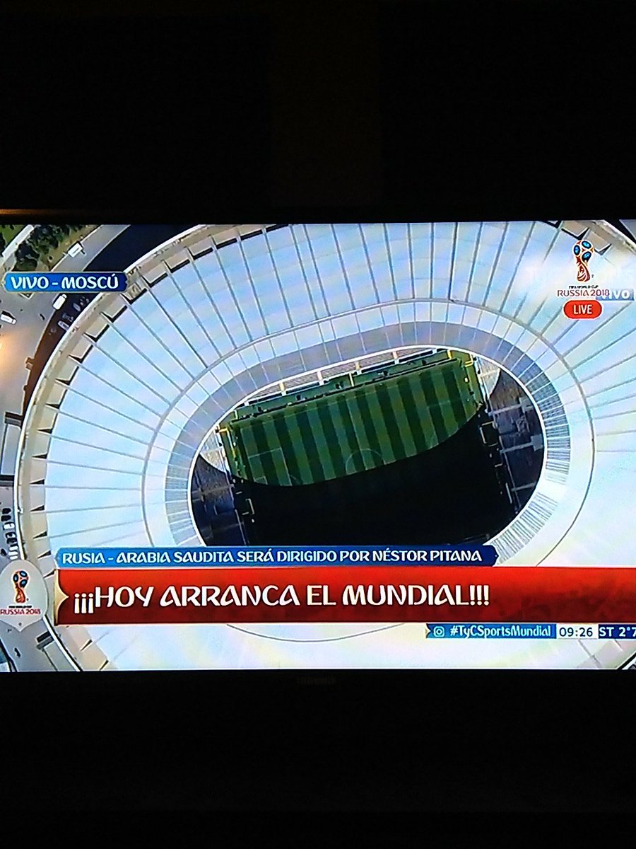 RiGomez2's tweet photo. Ya se siente ya se siente por #Rusia2018 #TyCSportsMundial https://t.co/MyvNns0ncG