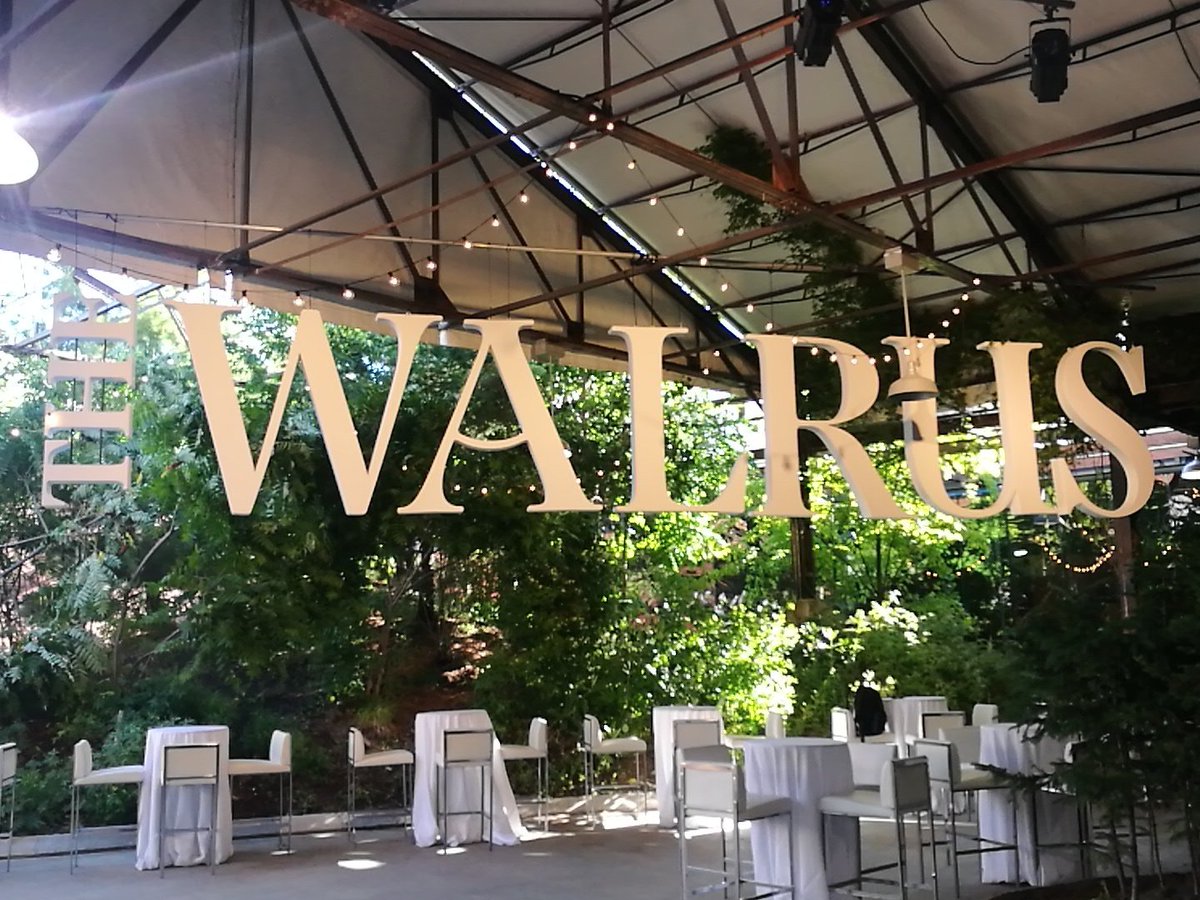 thewalrus's tweet photo. Good morning! Today is the day. Follow along #WalrusLIVE events here on or on Instagram @walrusmag. Coming up is a full day of captivating talks and panels, plus our 15th Anniversary reception (aka our birthday party) https://t.co/pUTzKY50UR