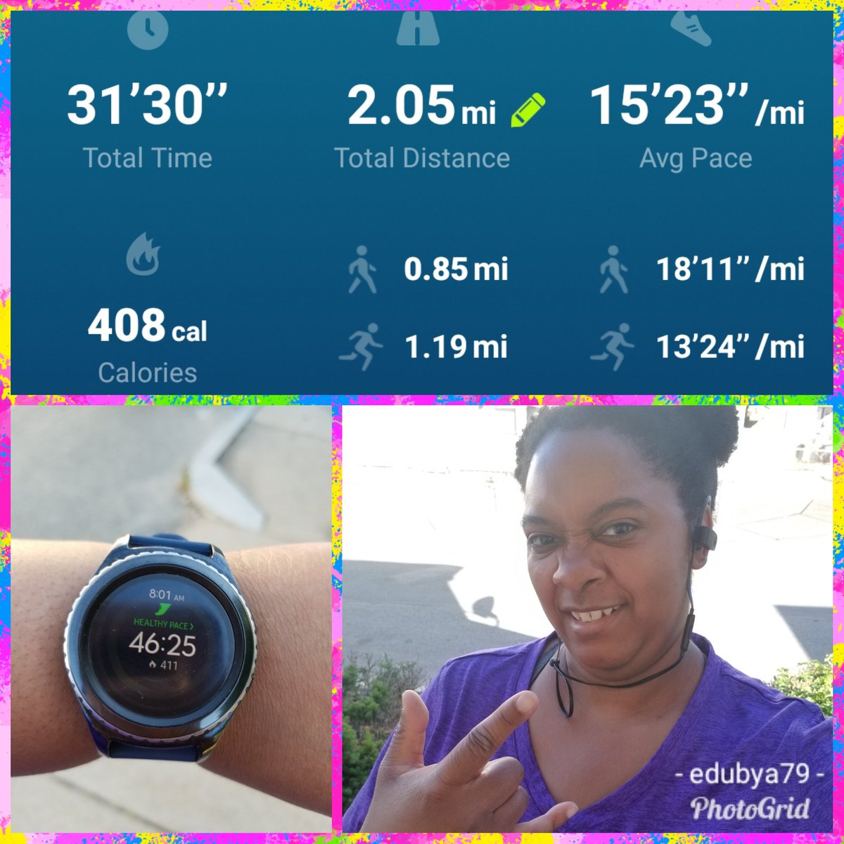 AriesErin's tweet photo. 🏃🏽‍♀️✔ @Couchto5K #W4D2 #StruggleIsReal #ThankfulThursday #BHFitnessClub #chubbygirlrunning https://t.co/lI5FL2O3HW