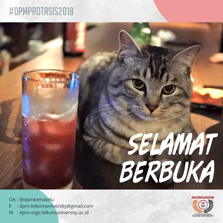 Selamat berbuka puasa bagi yang berada di daerah Bandung dan sekitarnya 😆

Tidak terasa sudah sampai kita di pengujung Ramadhan kali ini, semoga segala perbuatan yang telah kita lakukan dapat menjadi amal ibadah dan membawa manfaat bagi orang lain... 😊

#DPMProtasis2018
#tel…