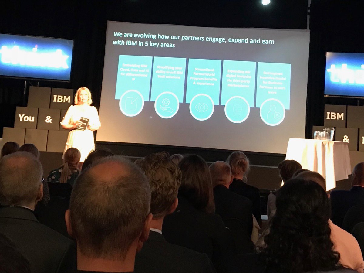 Full house in IBM Partner Summit in Oslo ⁦@NWilhelmsen⁩ energizing us to do new with ⁦<a href="/IBMcloud/">IBM Hybrid Cloud & Infrastructure</a>⁩