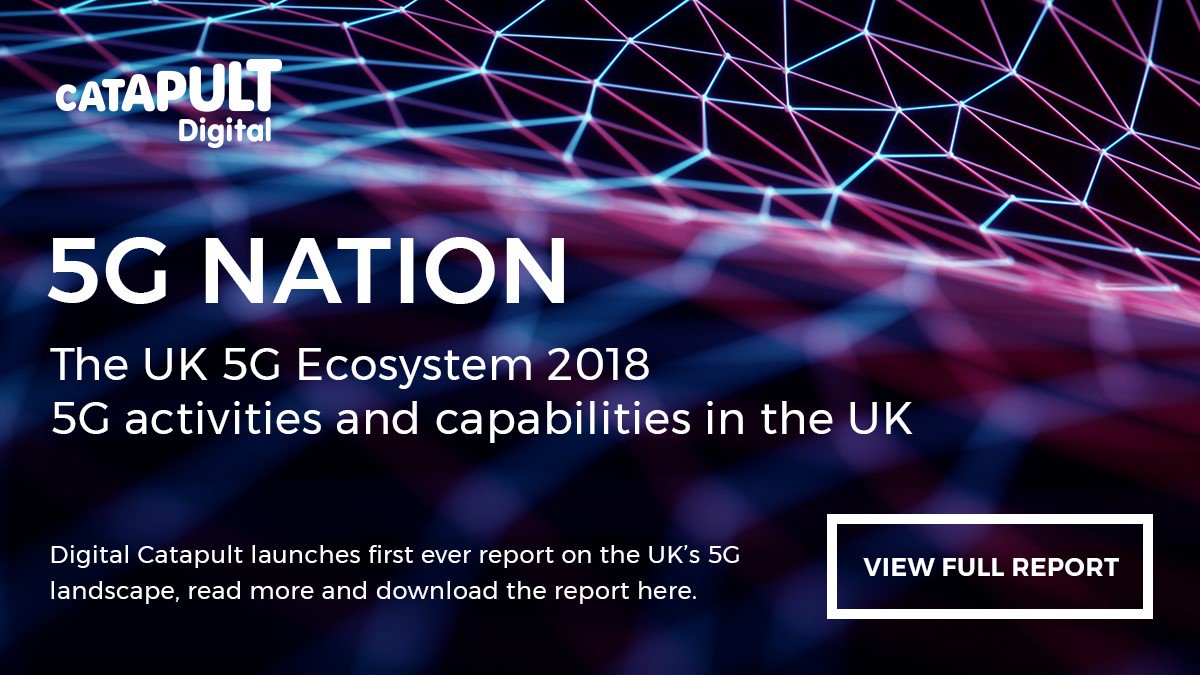 UK's first ever #5G landscape report shows the UK is going toe-to-toe with other countries leading the way in 5G. Read the full report here: ow.ly/JKWM30kuG6m <a href="/innovateuk/">Innovate UK</a>