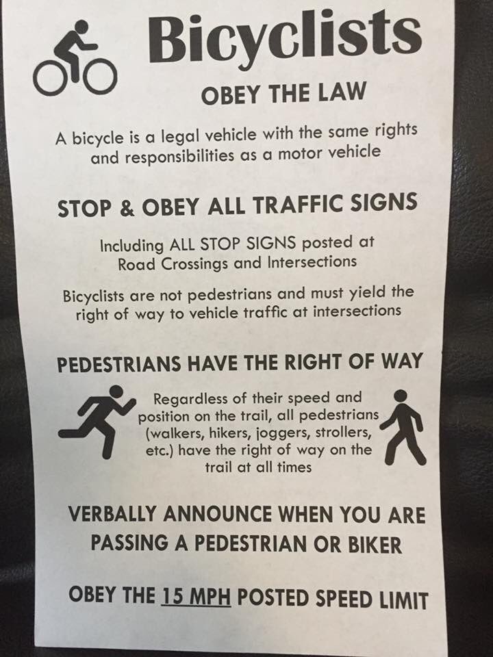 The_TTPD's tweet photo. This past Tuesday, as part of our continued efforts to keep the @TredyffrinTwp portion of the @CVTrail safe, our Community Policing Unit partnered with the ChesCo Park Rangers to remind bicyclists about the 15MPH speed limit! More > https://t.co/FIKXPjqQ8j https://t.co/DoKTljahX0