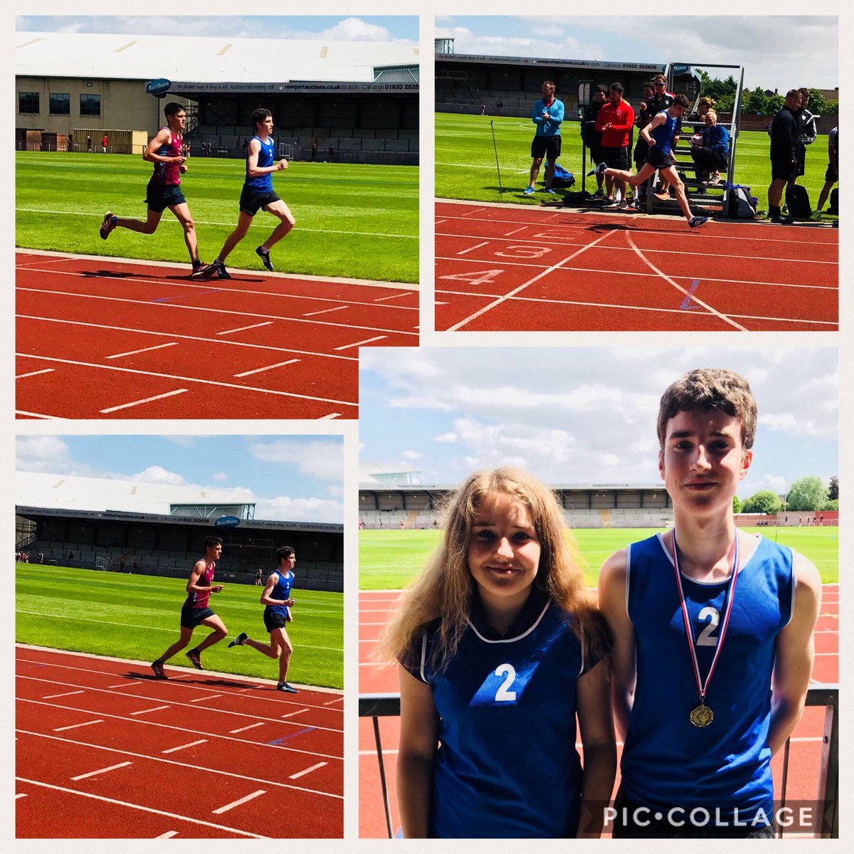 Well done to Katelyn who achieved 3rd in the Javelin and Jake who achieved 1st in the 1500m at the South East Wales Schools Athletics Championships today! #siblingcombo #loveathletics