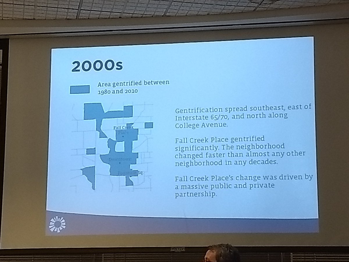 dreyerl's tweet photo. #SAVITalks footprint of gentrification over 2010s in Fall Creek area
- result of huge public/private investment in area
Who profits? Who loses? https://t.co/ynjL6p9as3