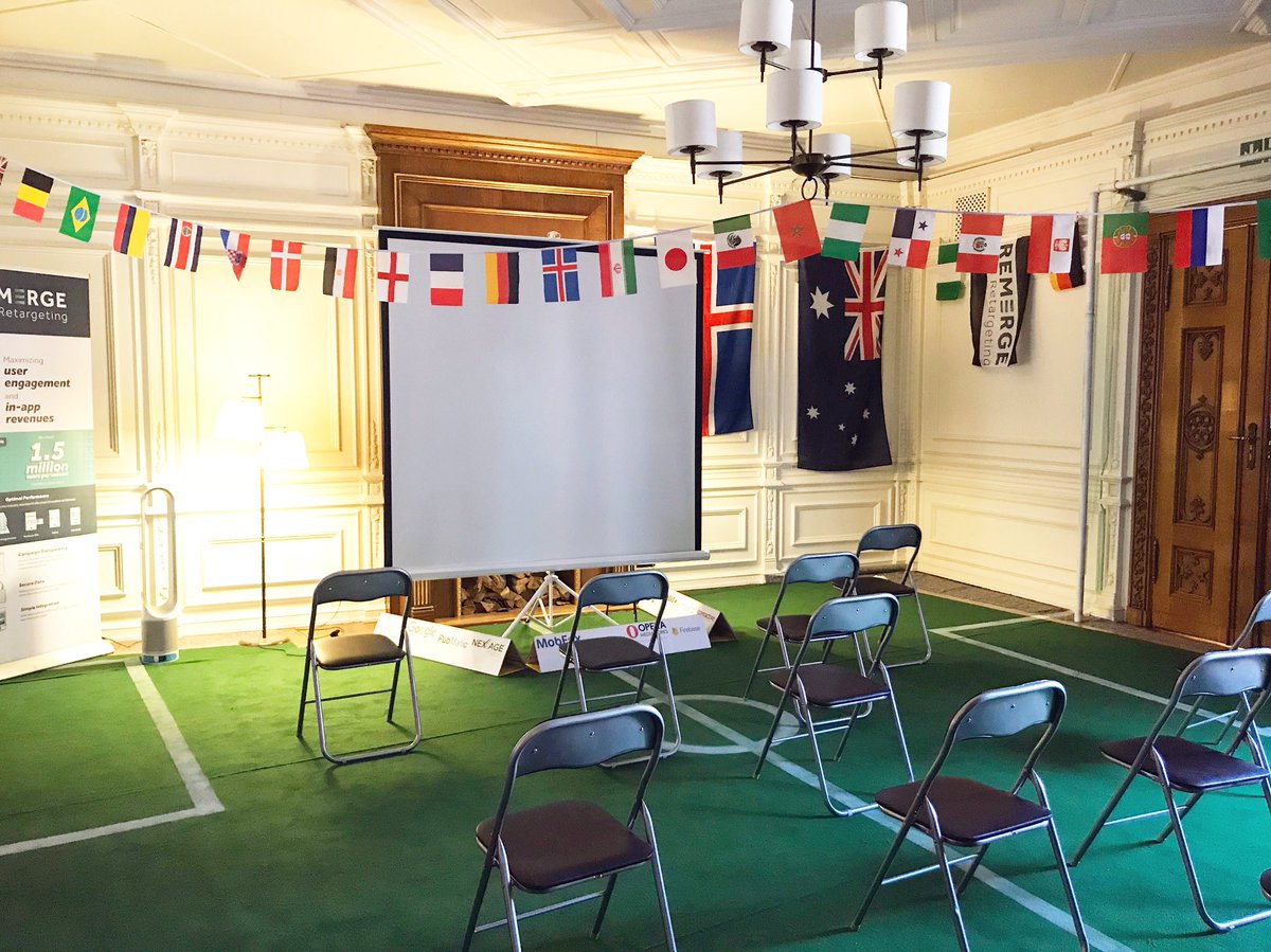 remergeio's tweet photo. The lounge of our Berlin HQ has been transformed into a football pitch/cinema ahead of the first World Cup game today! 🙌🏼🥇⚽️🥅🏆 #startuplife #techlife #berlinstartup #worldcupfever2018 https://t.co/FCQ91AC9SQ