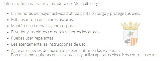 ⚠️L'ajuntament d'Atzeneta d'Albaida ha iniciat una campanya relacionada amb la salud per tal d'evitar la picadura del mosquit tigre. El principal objectiu d'esta campanya es evitar l’excessiva proliferació. Aconsellem seguir les següents instruccions per evitar estes picadures: