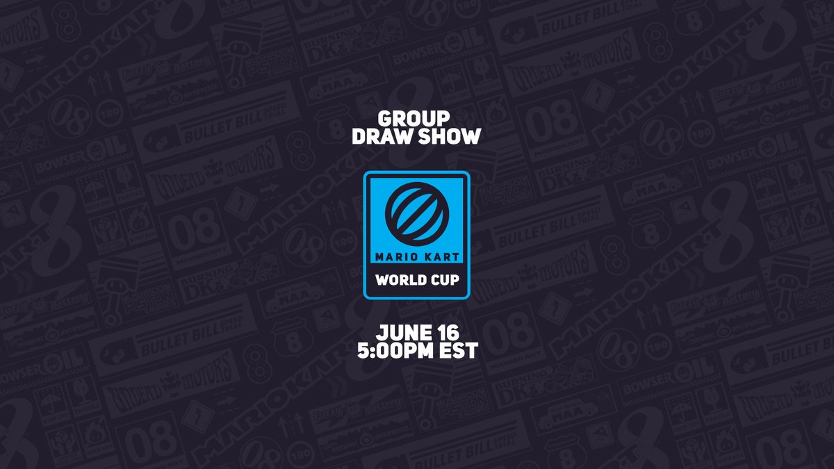 TeamFranceMK's tweet photo. Le tirage au sort des groupes pour la Coupe du Monde 2018 de Mario Kart 8 Deluxe aura lieu ce samedi 16 juin à 23h et ce sera bien sûr streamé. Les liens des streams vous seront communiqués dès demain. https://t.co/1f1HWQ8AUp
