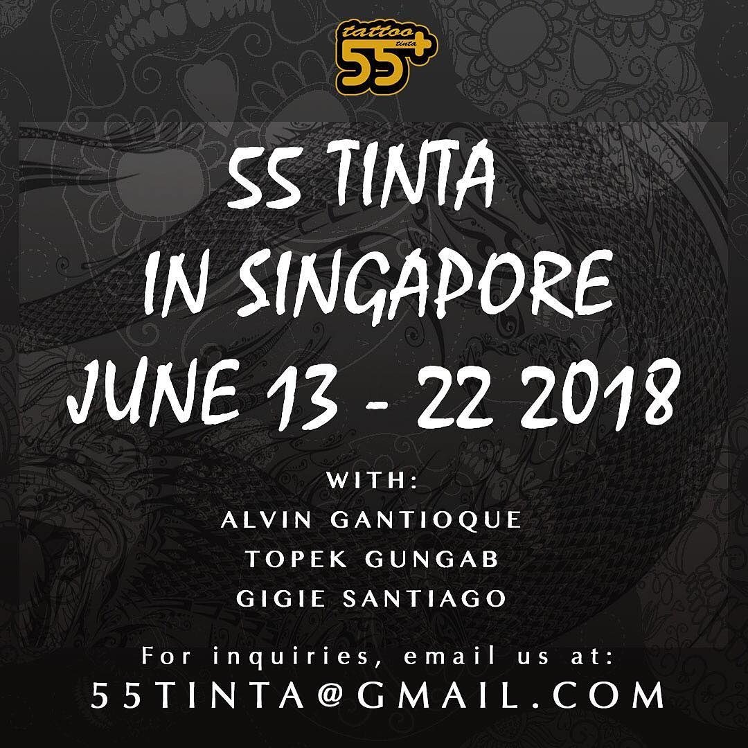 We are invading Singapore! Shoot us an email for inquiries: 55tinta@gmail.com.